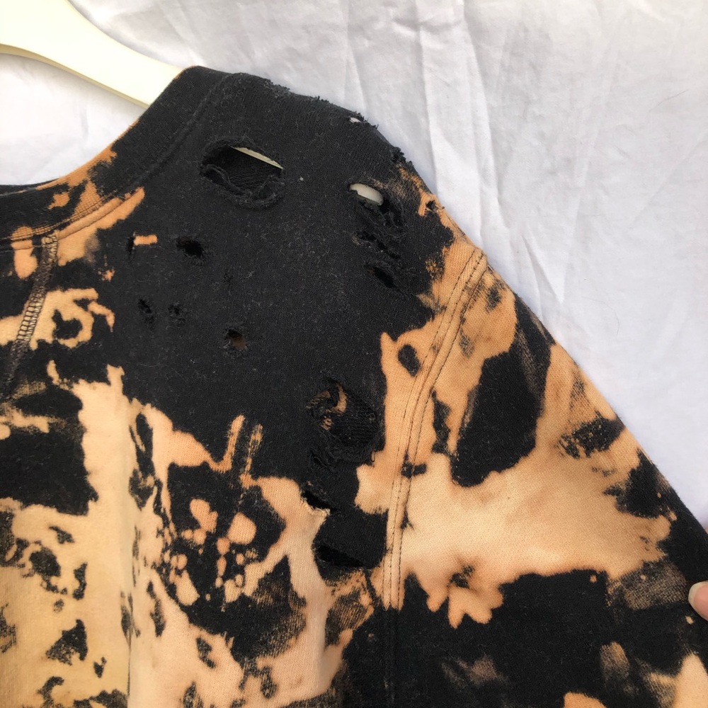 Kendall & Kyle Custom Reverse Tie Dye Sweatshirt - image 3